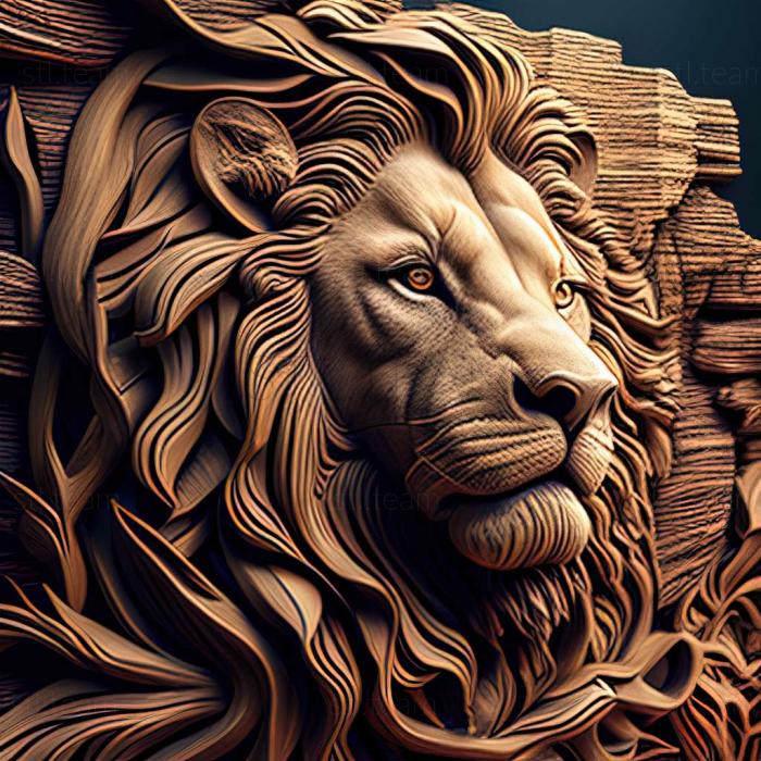 3D model lion king (STL)